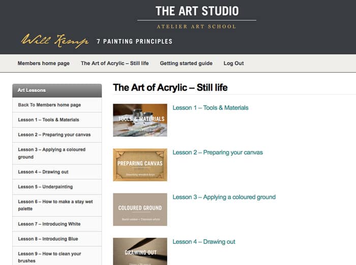 art of acrylics still life tutorials art of acrylics studio