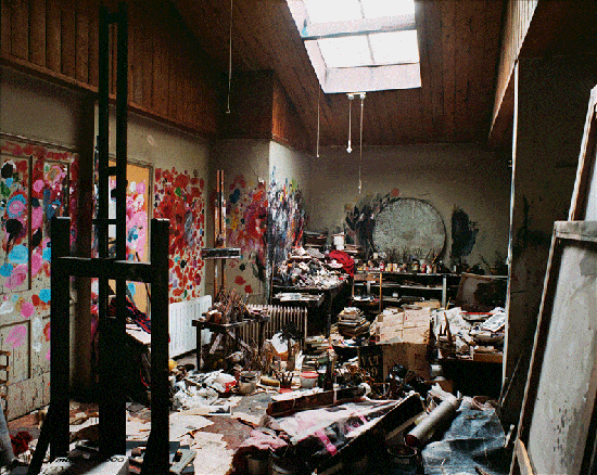 Francis Bacon studio lighting