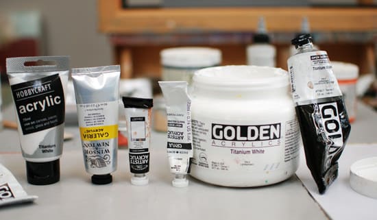 best white acrylic paint