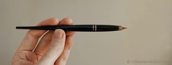 carbon black fountain pen