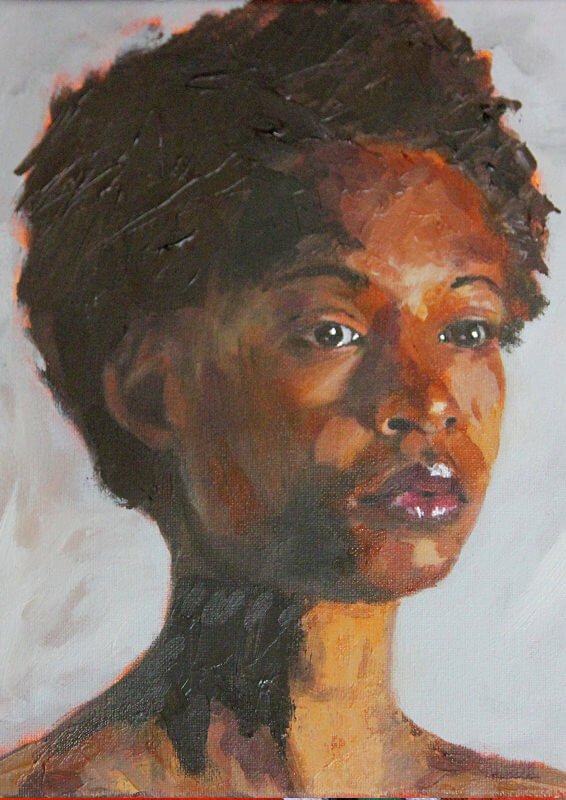 acrylic portrait paintings