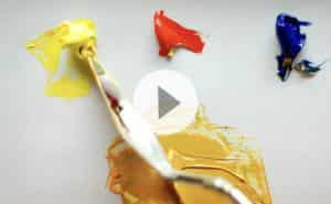 Colour Mixing Basics with Acrylic paint (video)