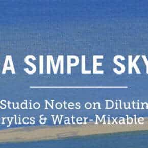 How to Dilute Acrylics vs Water-mixable Oils (Comparison Video)