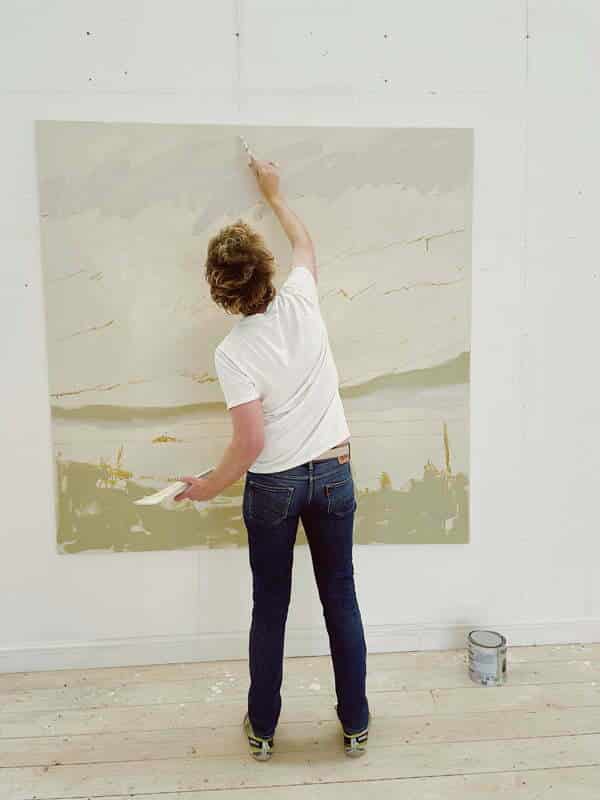 5 Little Lessons from Painting a Large Painting in a New Space