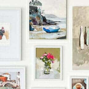 How To Easily Hang Multiple Picture Frames (Using the Brown Paper Method)
