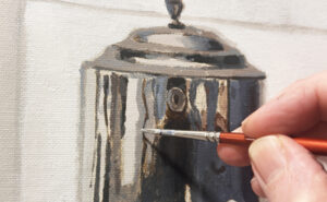 Read more about the article How To Paint Silver Reflections in Acrylics (Step-By-Step)