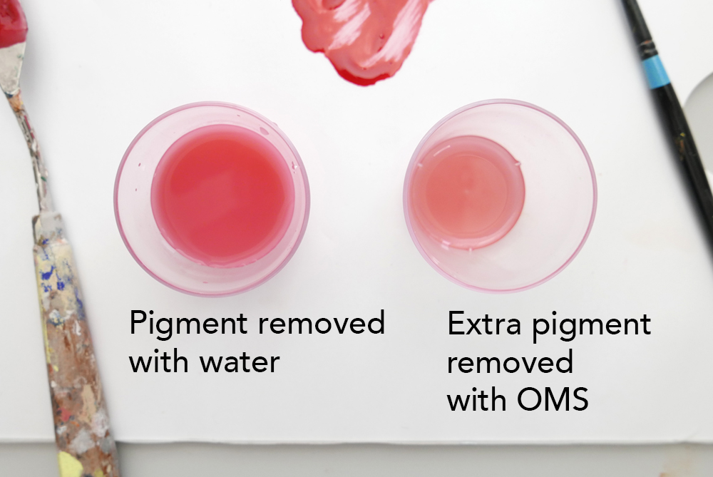 removing-pigment-water-oils