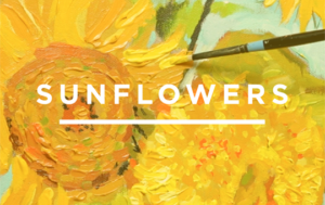 SUNFLOWERS-acrylics-small