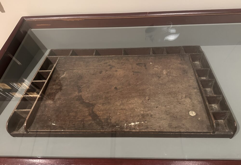 whistler's wooden palette