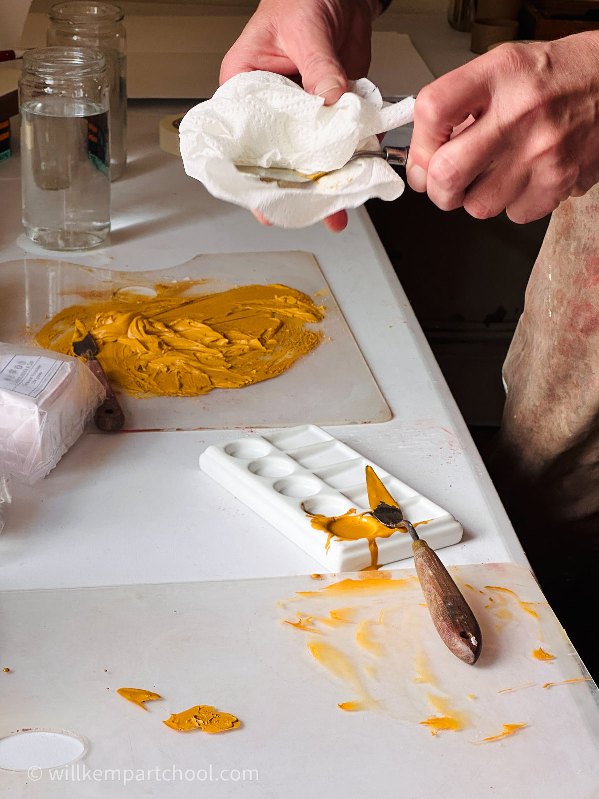 Egg tempera paint recipe