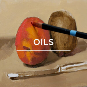 NEW! Nectarine Still Life in Oils Course